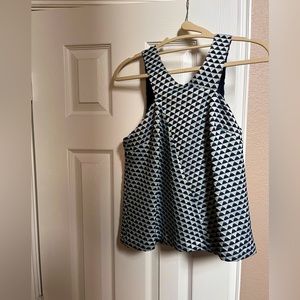 Anthro key hole back top